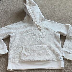 Roots Sherpa fleece hooded pullover